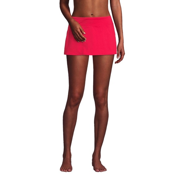 Lands' End Coral Plus Size Mini Swim Skirt Sz 22W‎ NWOT - Picture 1 of 10